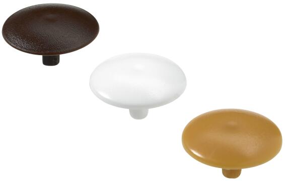 Cap cover white brown alder/beech hettich