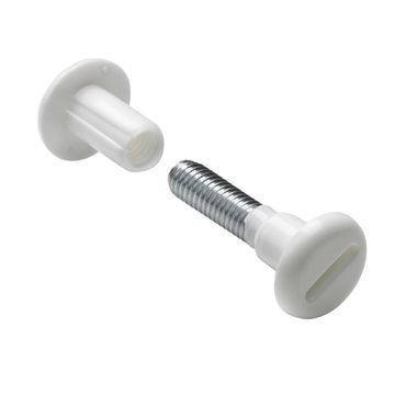 Connecting screw white hettich