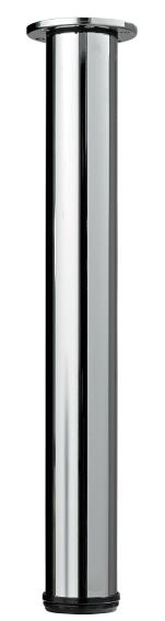 Furniture leg for heavy plated chrome hettich