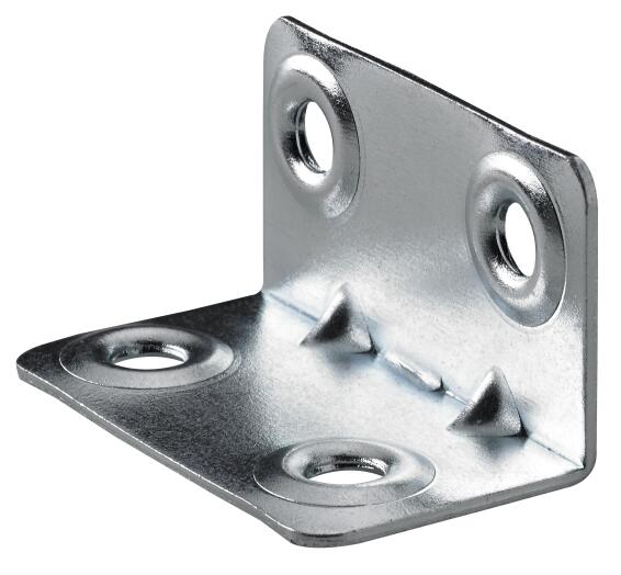 Bracket galvanized steel 20x20x37mm hettich