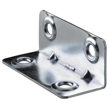 Bracket galvanized steel 20x20x50mm hettich