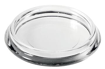 Furniture saucer round transparent hettich
