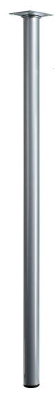Furniture leg aluminium look hettich