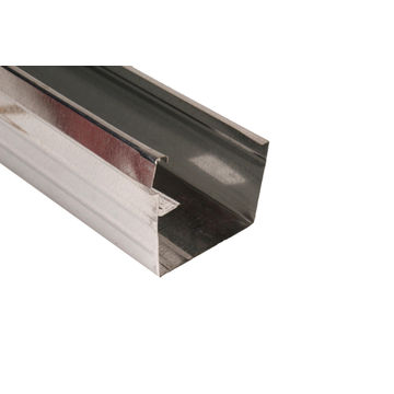 Galvanized Steel Square Gutter 100mm x 75mm x 3.6m PREMIER