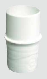 PLASTIC MALE END Ø 40MM SCREW