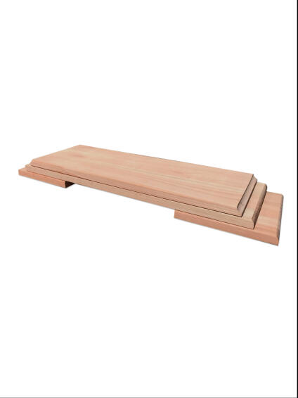 Wooden Table leg foot standard long no.2 WT saligna 80cm
