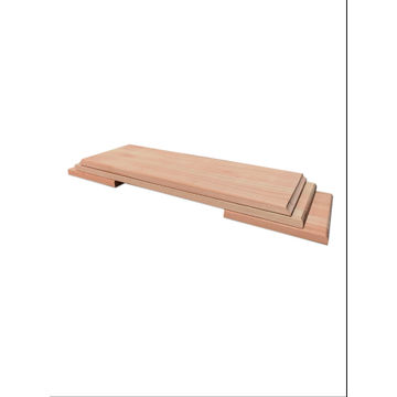 Wooden Table leg foot standard long no.2 WT saligna 80cm