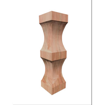 Wooden table leg charlie square large WT saligna 65cm