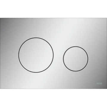 Tece Dual-Flush Loop Plate Matt Chrome