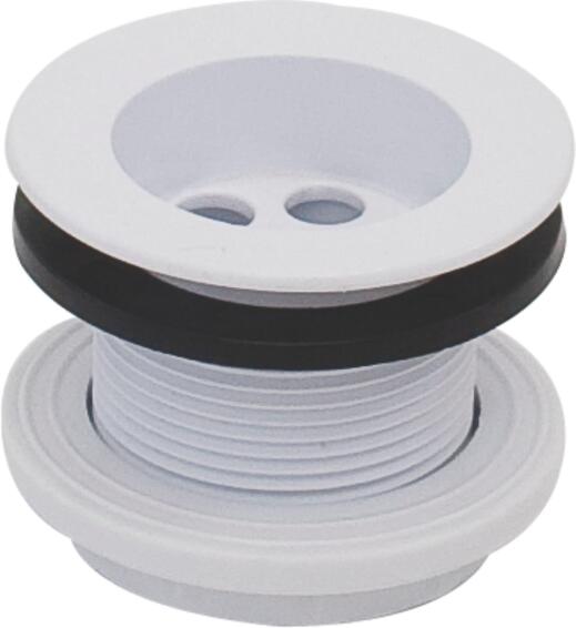 WASTE SINK 40MM UNSLOTTED PVC WHITE