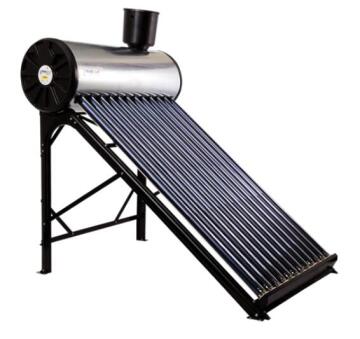 Low Pressure solar water heating system 110L on flat roof stand