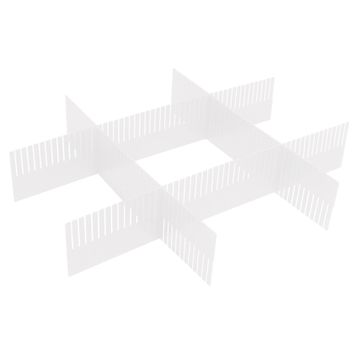 Storage Drawer Divider 4 Pieces Plastic W9xh42cm