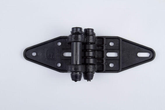 Garage door hinge 4 plastic black