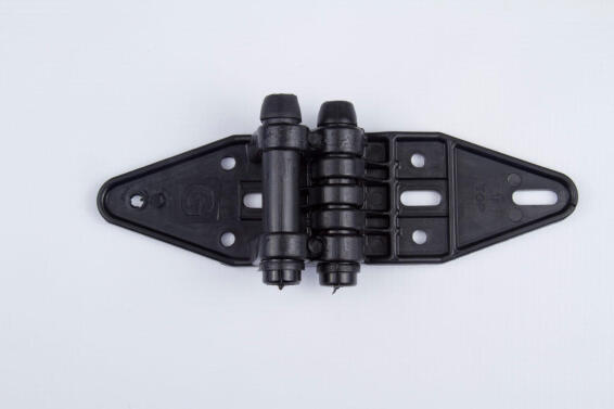 Garage door hinge 3 plastic black