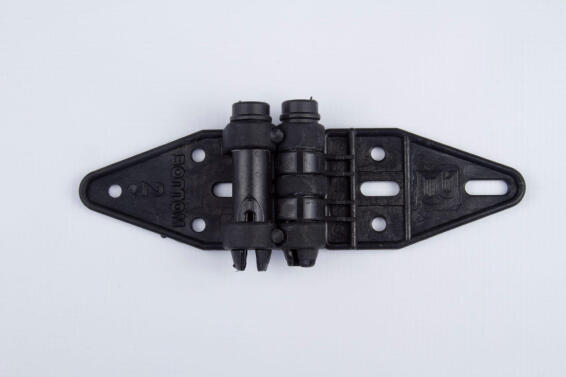 Garage door hinge 2 plastic black