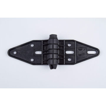 Garage door hinge 1 plastic black