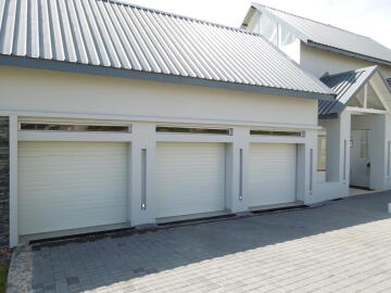 Garage door sectional timber double W4880mm x H2135mm