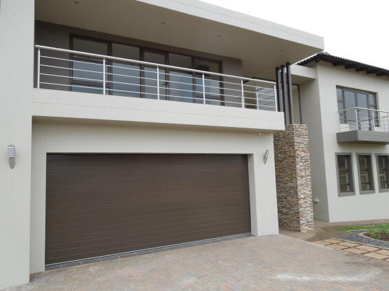 Doors Galore Sectional Garage Door Aluminium Bronze Double W4880mm x H2135mm 