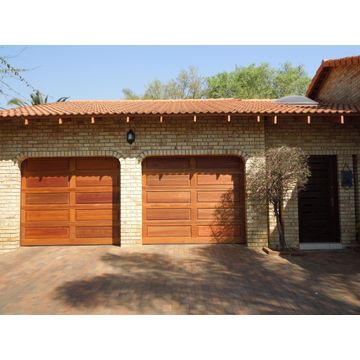 Garage door single wooden 10P