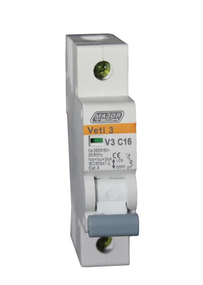 Circuit breaker din MAJOR TECH 16Amp
