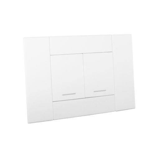 Switch VETI 2 2 lever 1 way 2x4 white
