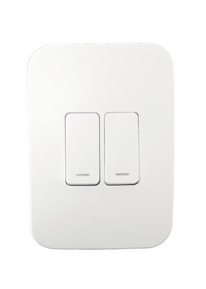 Switch VETI 1 2 lever 2 way 2x4 white