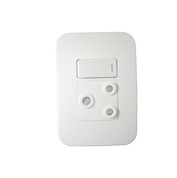 Socket VETI 1 1x3 pin 2x4 white