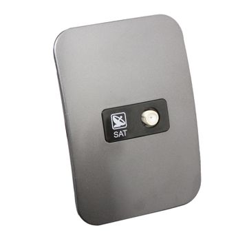 Satelitte Socket VETI 1 2x4 black
