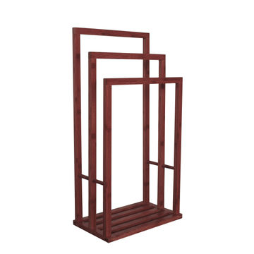Towel stand bamboo SENSEA Aneko 3b Dark carbon