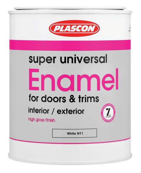 Super Universal Enamel PLASCON Mines grey 1 litre