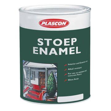 Stoep Enamel Red PLASCON 1 litre