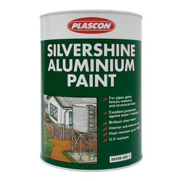 Metalcare Silvershine Aluminium Silver PLASCON 5 litres