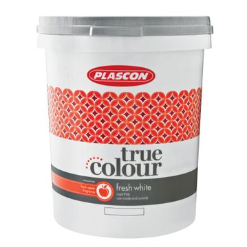 Plascon 20L True Colour Wall Paint Fresh White 