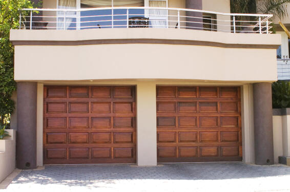 Garage door single wood standard 20P