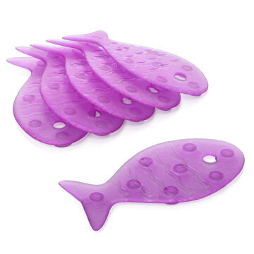 Anti slip fish pvc purple