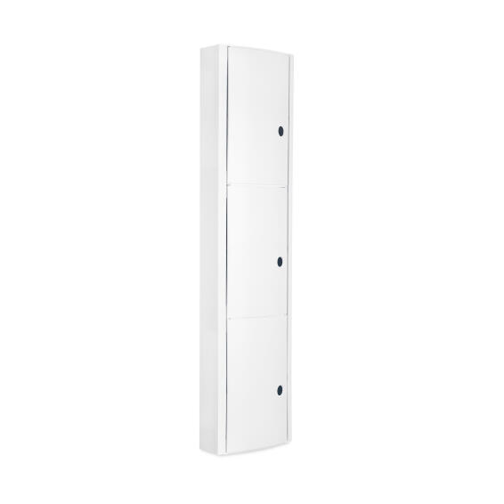 Bathroom vertical cabinet white