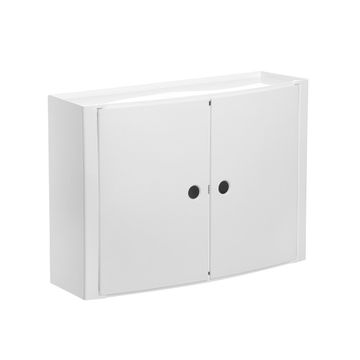 Bathroom horizontal cabinet white