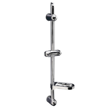 Wall bracket sliding bar vanity chrome Aquafresh