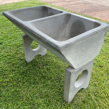 Double Wash Trough Concrete