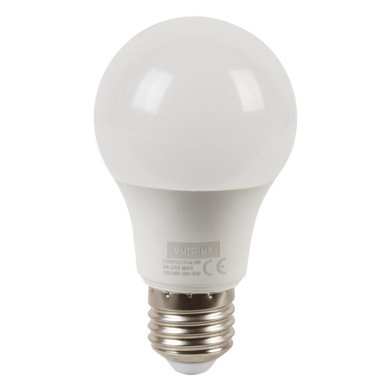 LED LIGHT BULB  A60 CLASSIC E27 6W COOL WHITE 5 PACK