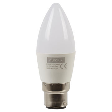 LED LIGHT BULB CANDLE CORE B22 5W WARM WHITE