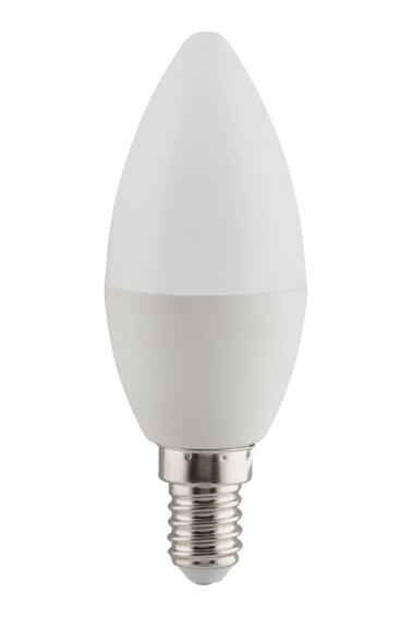 LED LIGHT BULB CANDLE 5W E14 DIMMABLE WARM WHITE OPAL