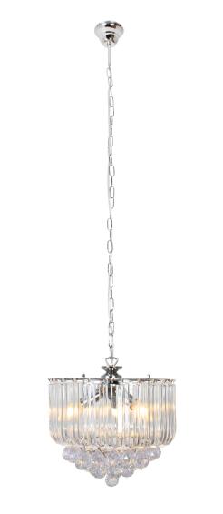 chandelier light otis acrylic chrome