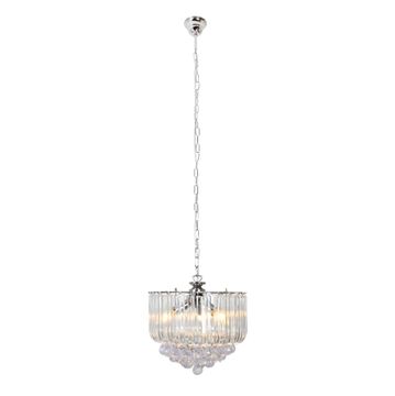 chandelier light otis acrylic chrome