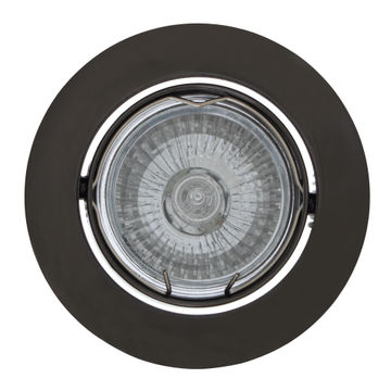 downlight tilt curved rim  83mm gun metal