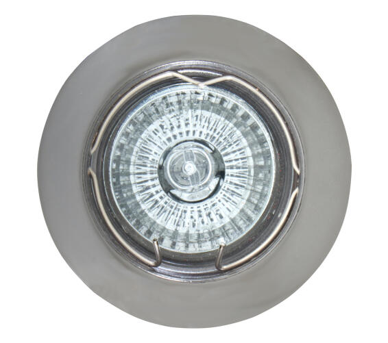 downlight straight curved rim  78mm gun metal