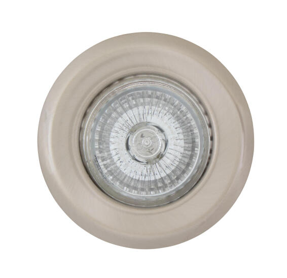 downlight straight  85mm satin chrome