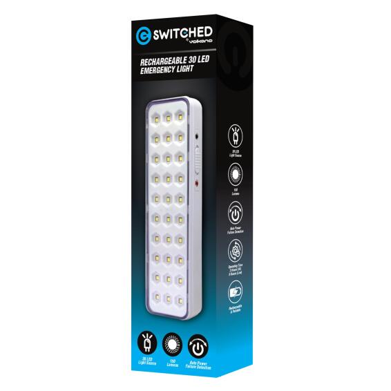 Switched White Rechargeable Emergency Lantern Light 150Lumens