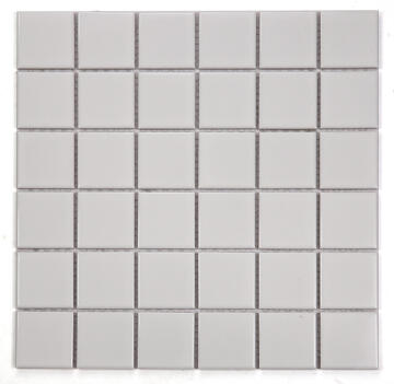 Mosaic Ceramic Gloss White 300x300mm