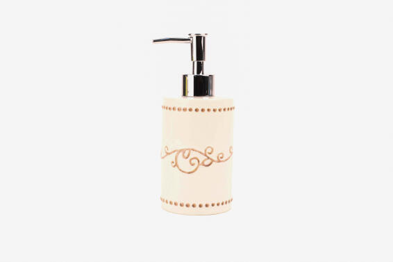 Soap dispenser ceramic SENSEA Emmy white